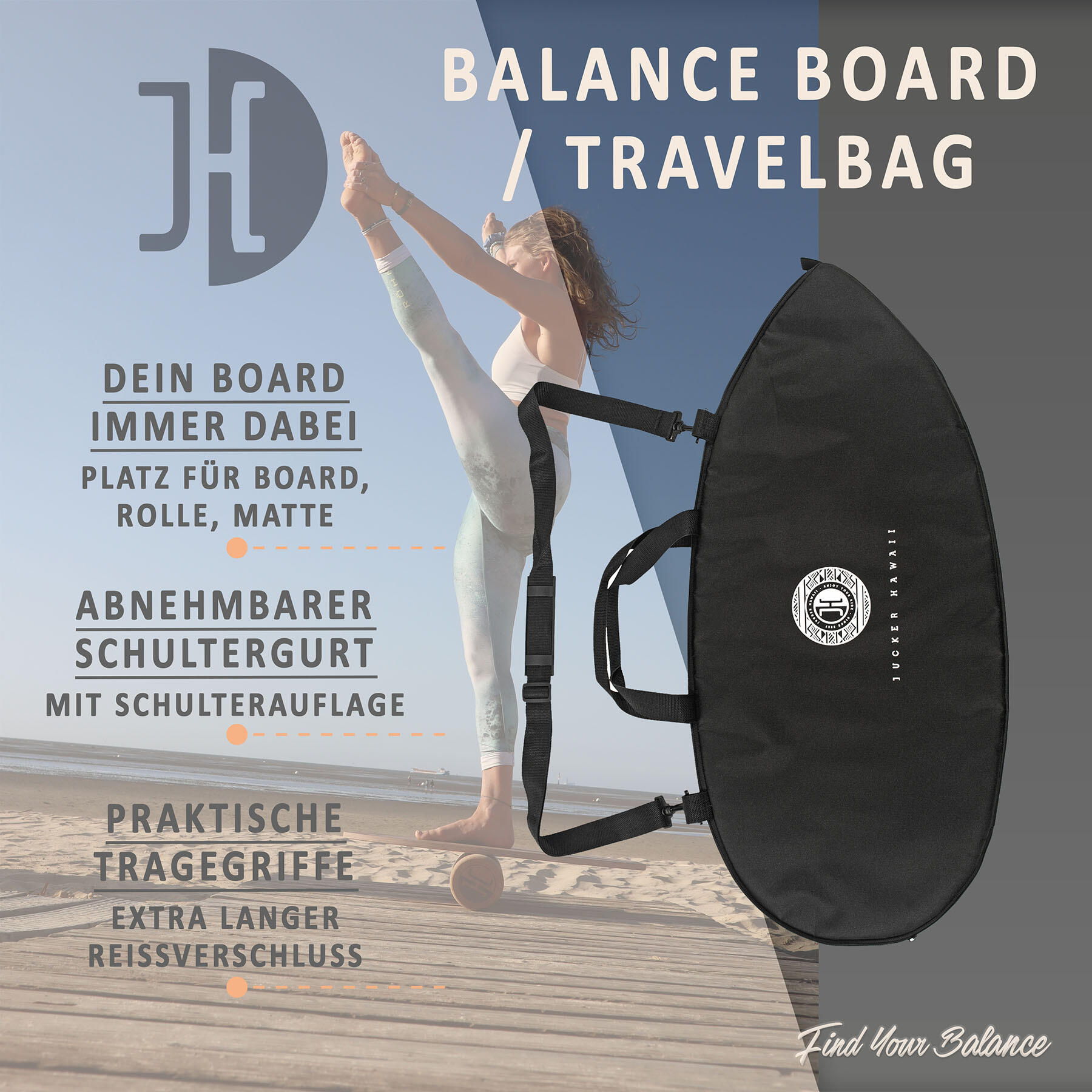 Boardbag | Tasche für Balance Boards 2/7