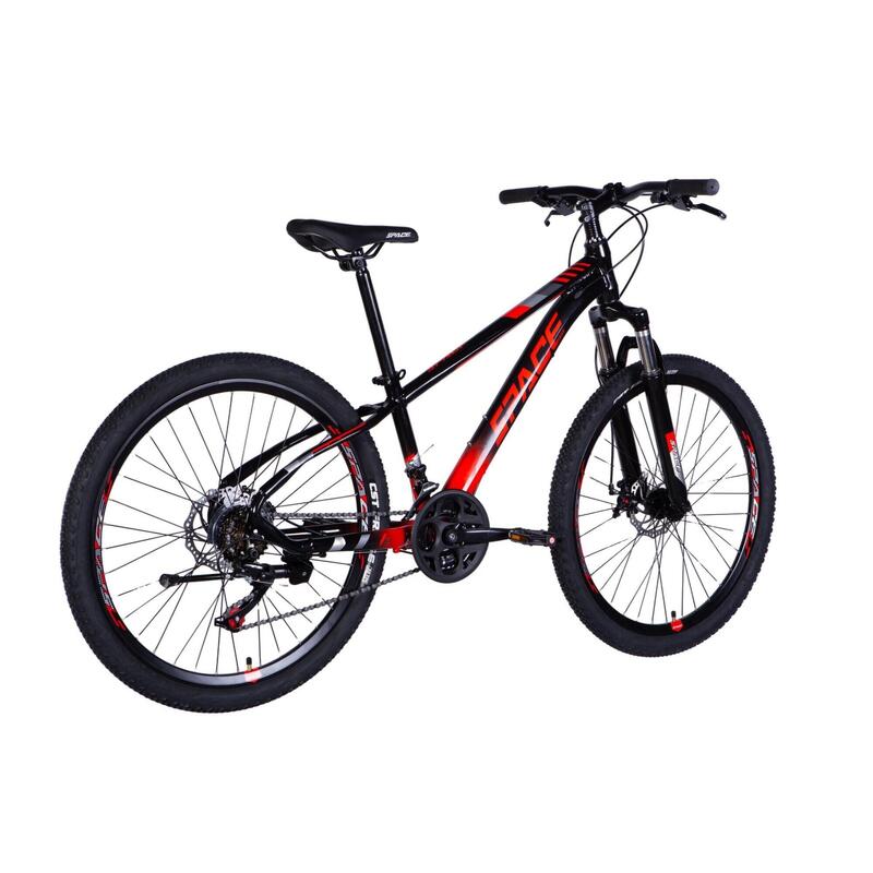 MTB 26" Mercury Elite aluminiu 21 viteze 145-170 negru/roșu