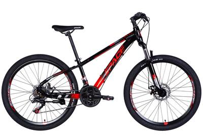 Bicicletta Mercury Alluminio 26″ 145–170 cm 21 velocità Nero/Rosso