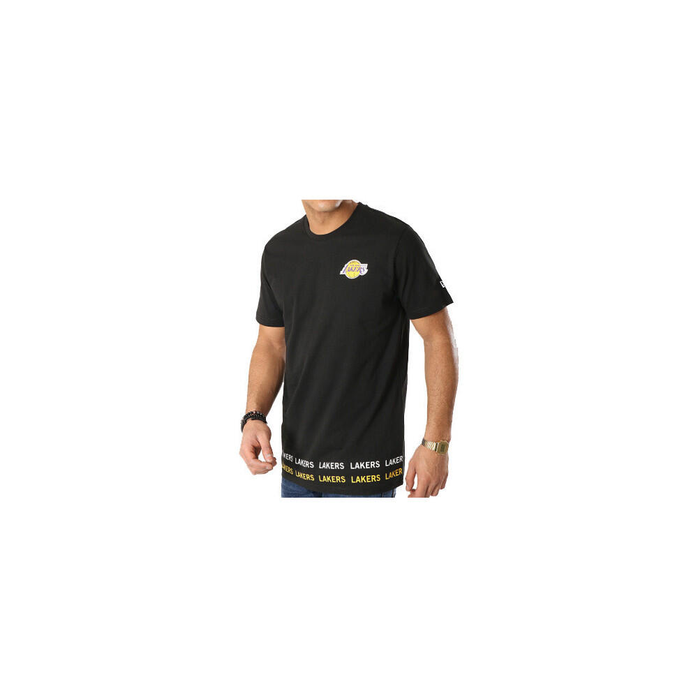 New Era - Tee-shirt New Era Nba Team Wordmark Loslak - T-shirt Manches Courtes - Noir - 38 S - Decathlon