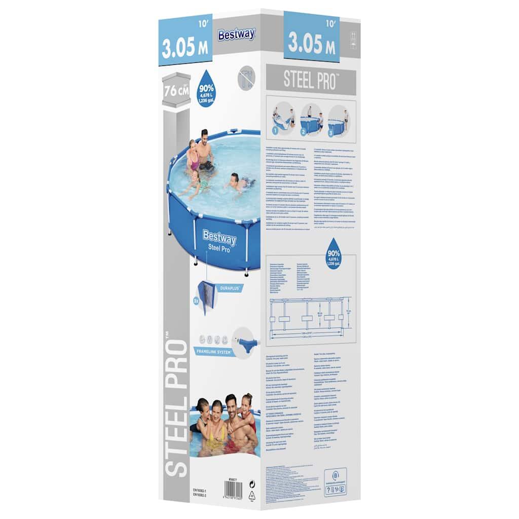 Steel Pro Schwimmbecken 305x76 cm 3/6