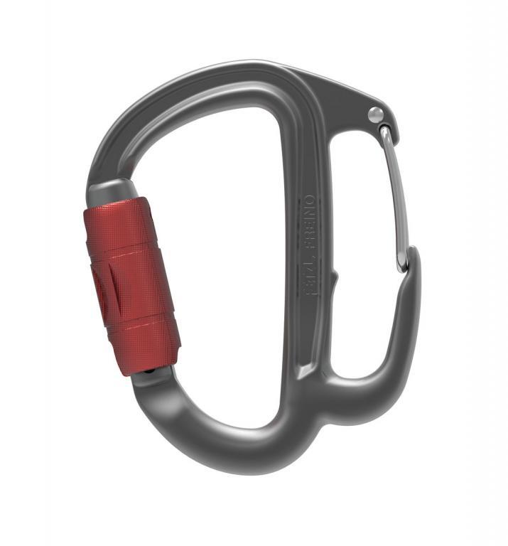 Mousqueton Petzl Freino Z Twist Lock ușor cu frână integrată