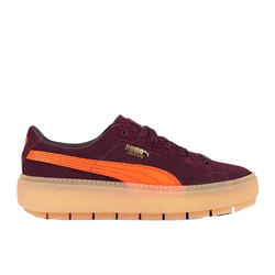 Puma Suede Platform Trace 'Winetasting Flame'