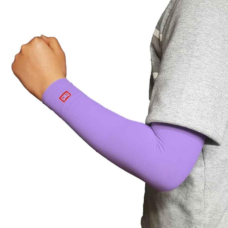 韓國製童裝壓力防曬手袖 紫色