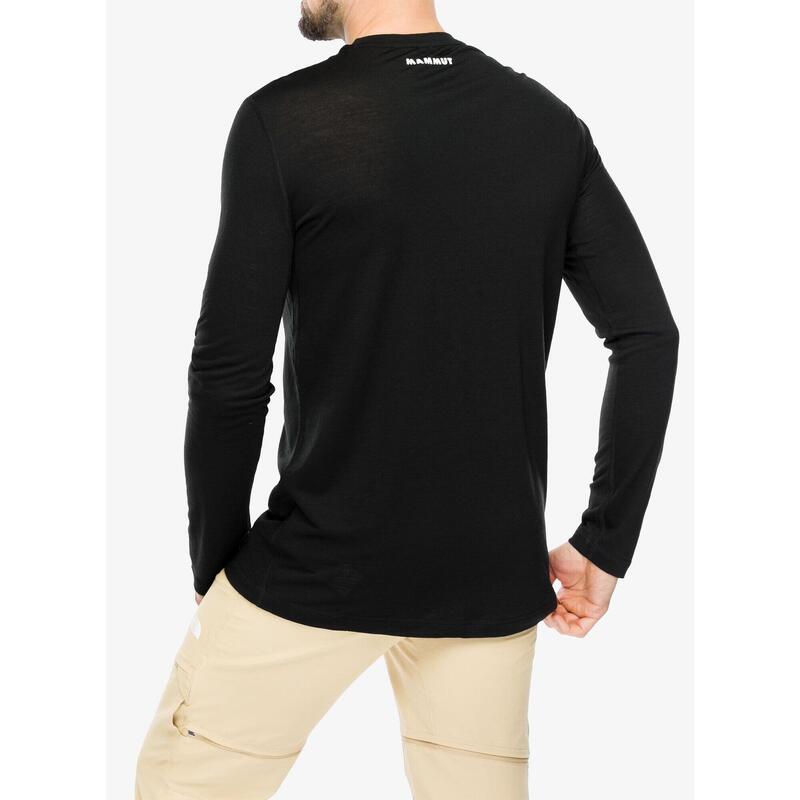 Tricou termoactiv 1016016900001 cu mânecă lungă negru bărbătesc