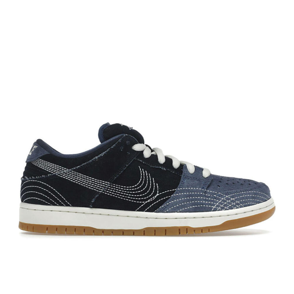 Nike - Nike Sb Dunk Low Denim Sashiko - Baskets - Bleu - 45 - Decathlon