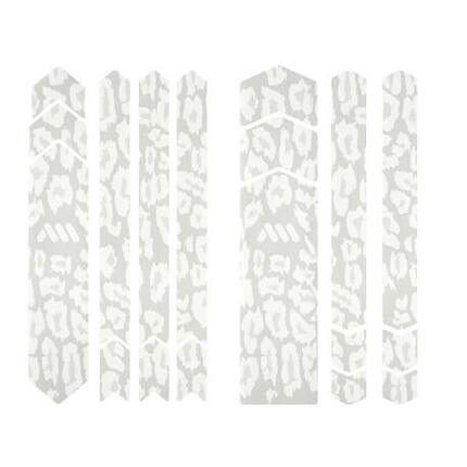 Kit protection de cadre - FULL 18 pièces - Cheetah blanc