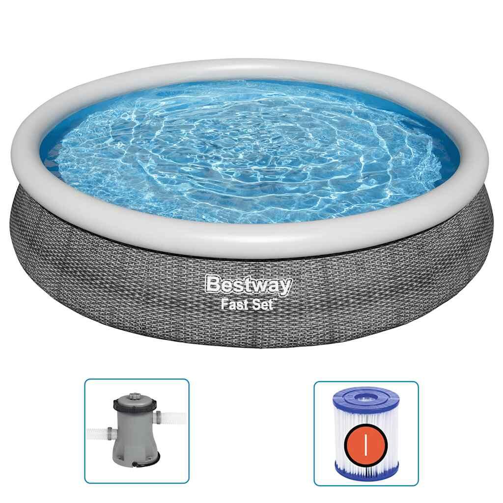 Bestway Conjunto de piscina redonda 366x76 cm 2/7