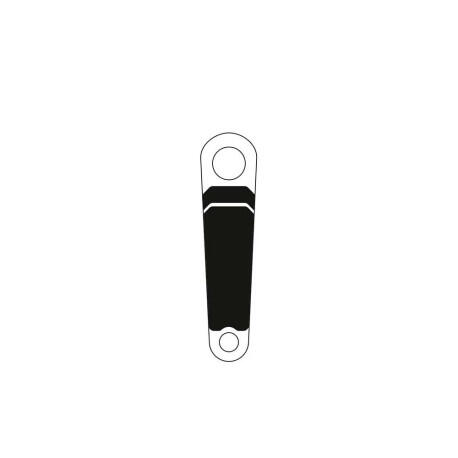 Kit de proteção para pedivela Crank Guard - preto 2/4