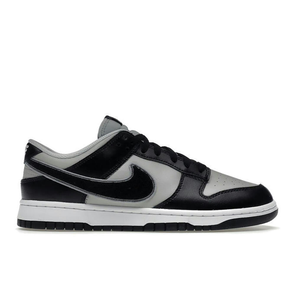 Nike Dunk Low Chenille Swoosh Grey Black 1/1