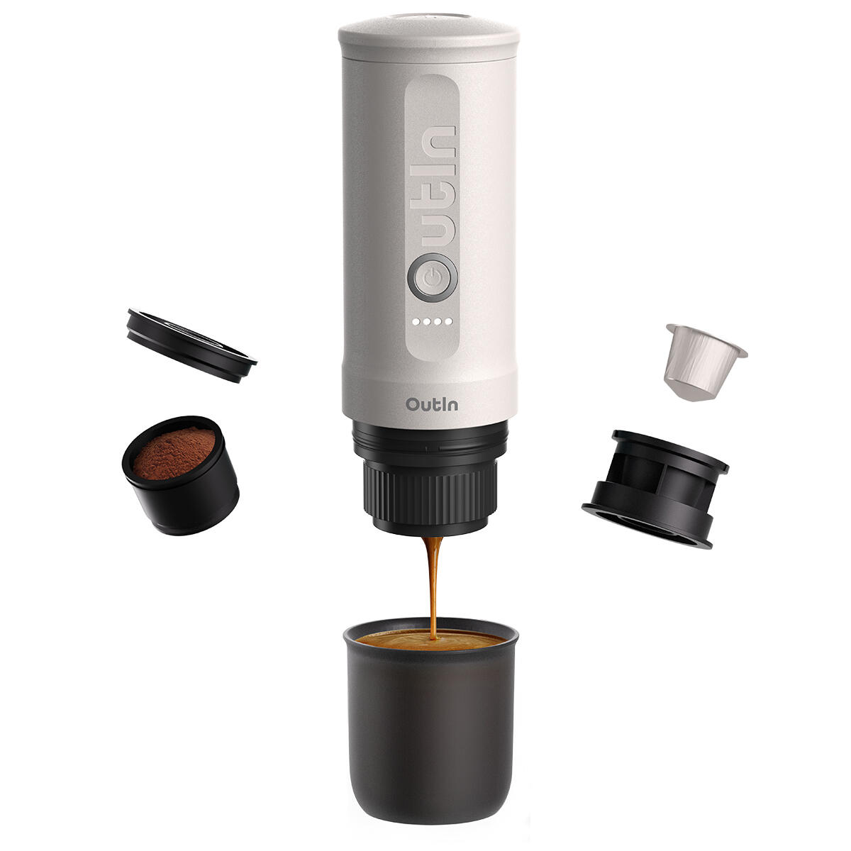 Nano Portable Espresso Machine - Máquina de café portátil - Branco 3/9