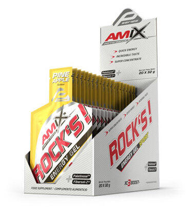 Rocks Energy Gel sin Cafeina - 32g Naranja Amix Nutrition 3/5
