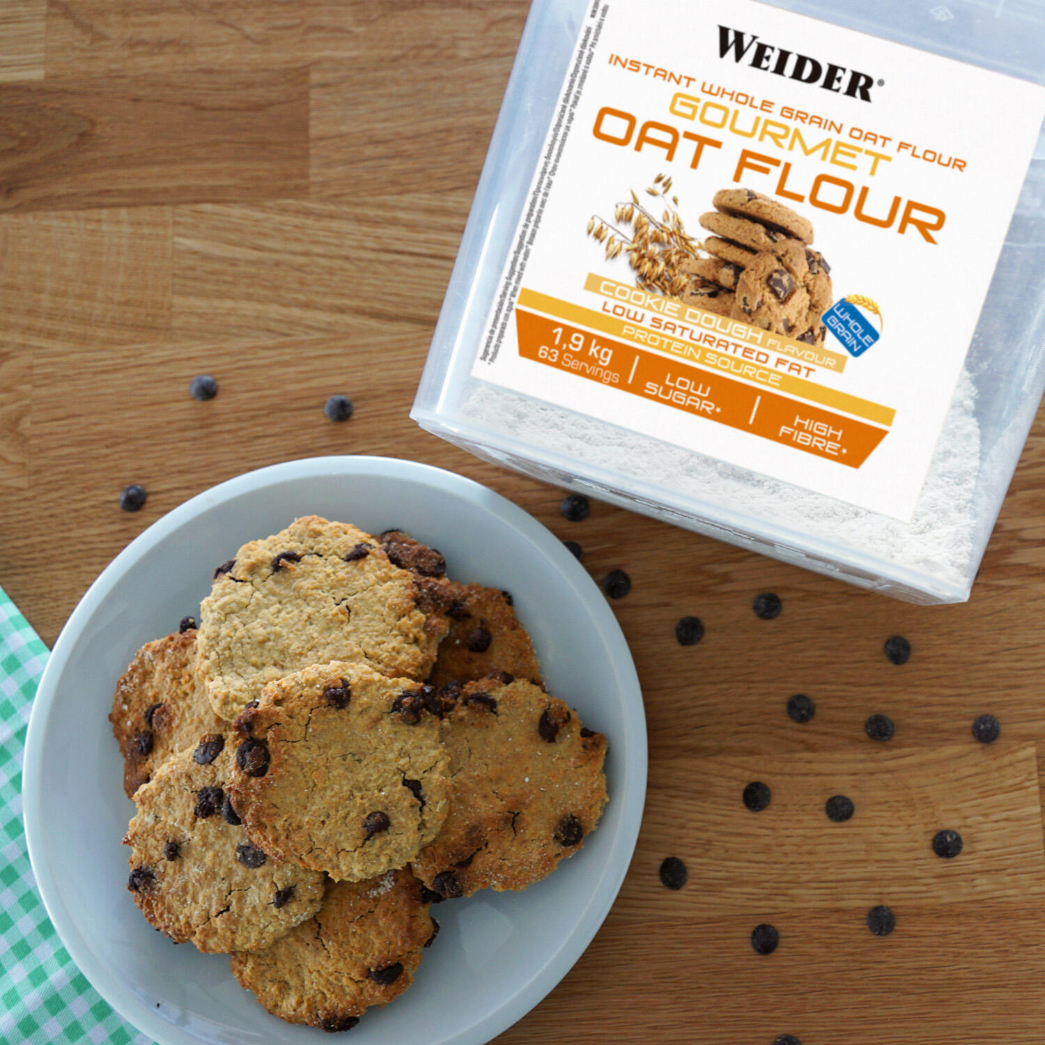 Gourmet Oat Flour, Cookie Dough, 1.9kg 3/4