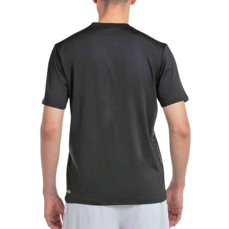 T-shirt BULLPADEL ESGOS NOIR en tissu technique 4/5