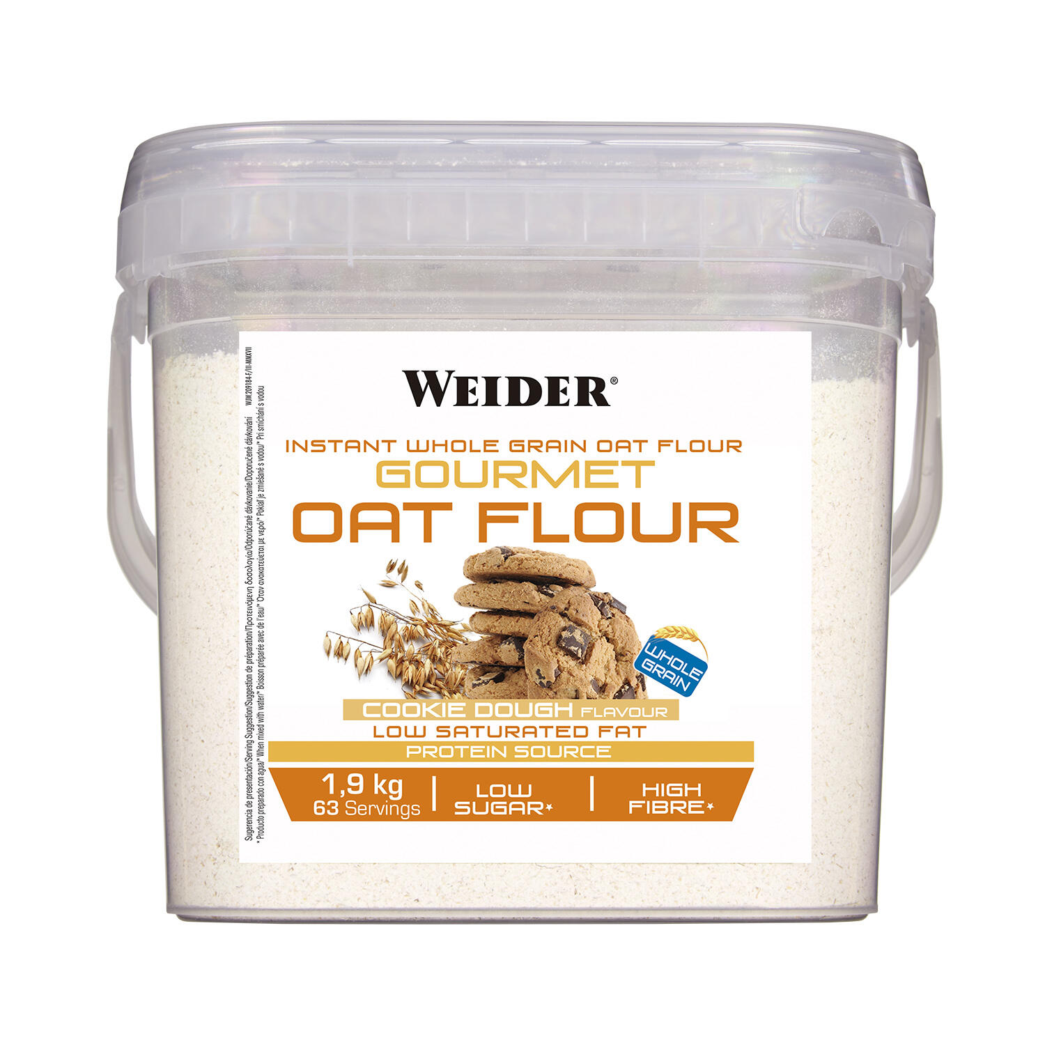 Gourmet Oat Flour, Cookie Dough, 1.9kg 1/4