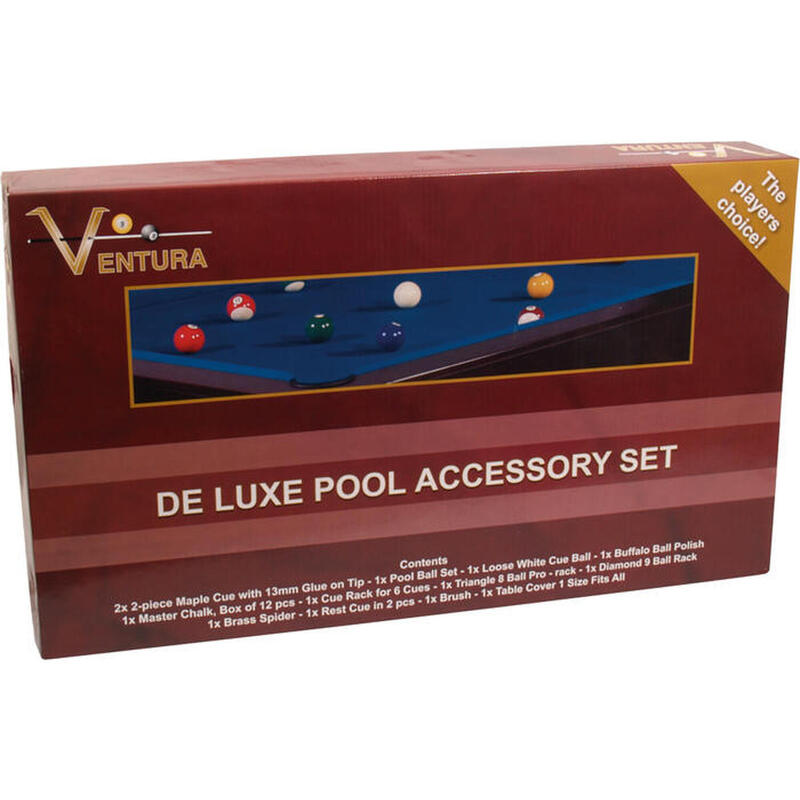 Juego de accesorios para billar DeLuxe Ventura