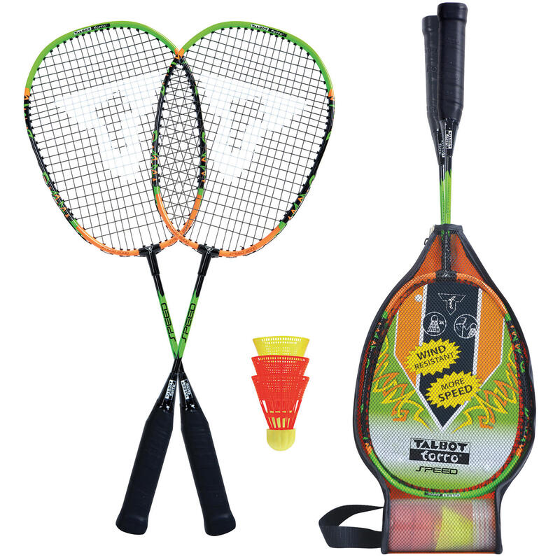 Ensemble de raquettes de badminton, volants de raquette de badminton légers  pour 2 joueurs, raquette de loisirs en plein air pour 2 joueurs, ensemble
