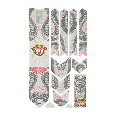 Framebeschermingsset - extra 10 stuks - red bull rampage freeride grey