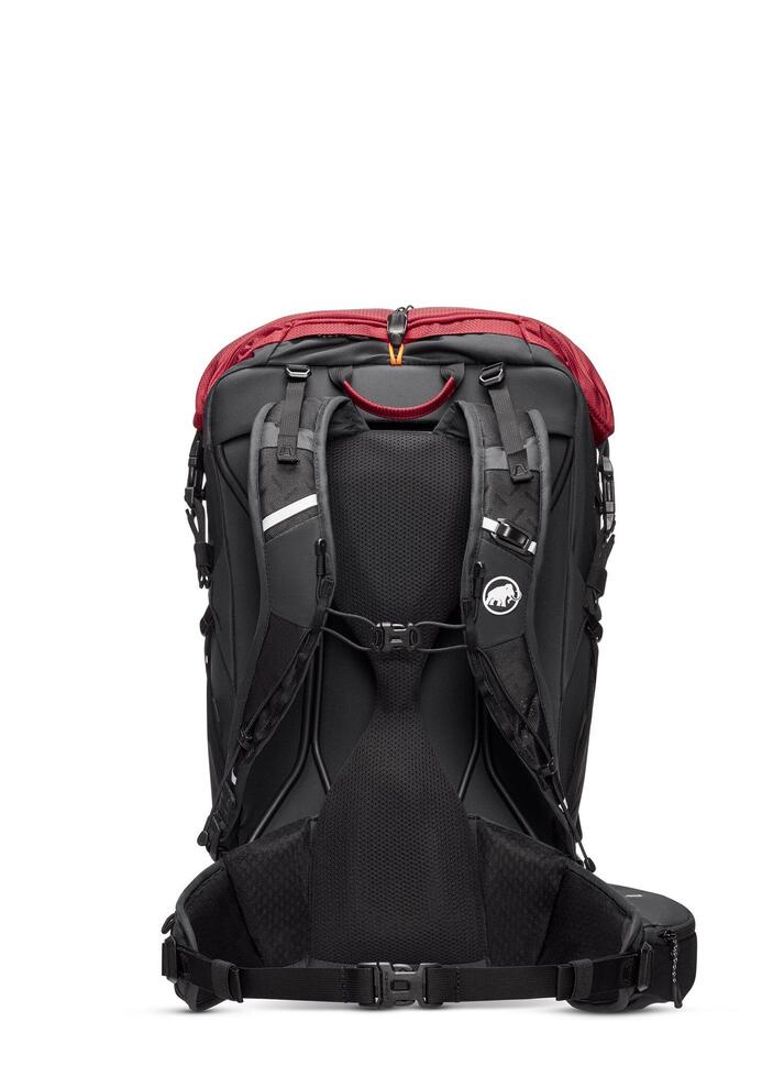 Plecak turystyczny Mammut Ducan Spine 28-35 Women - blood red/black
