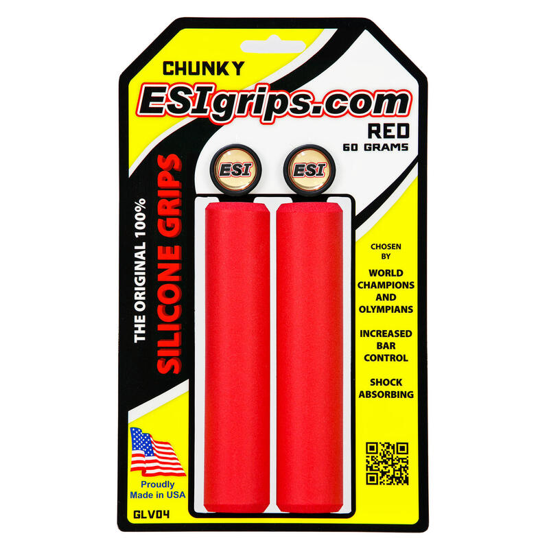 ESI - mansoane 32mm - Chunky - rosu