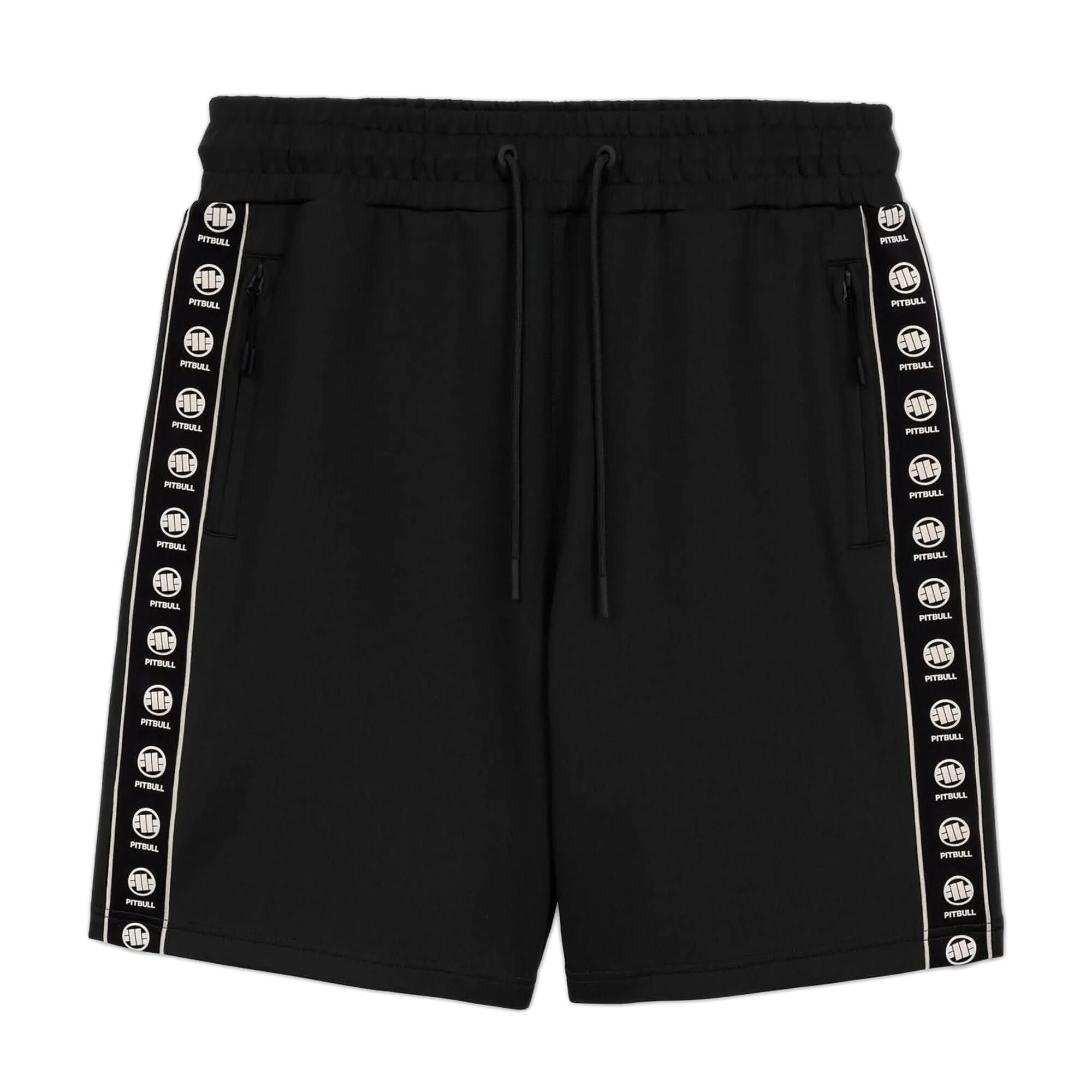 Pitbull - Pitbull Track Shorts Powers Short Homme - Short - Noir - S - Decathlon