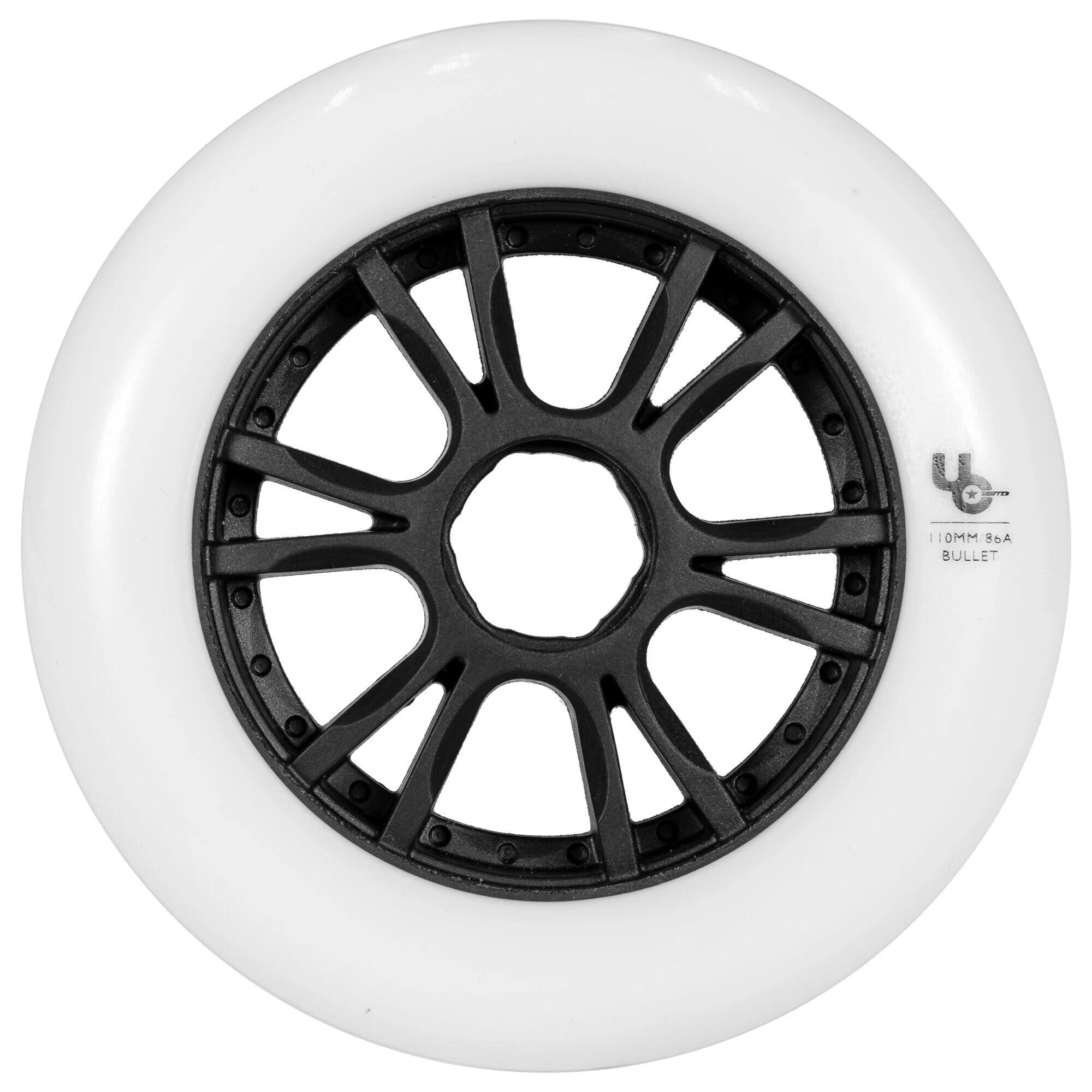 Undercover - Undercover Roue Team 110mm/86a White [x3] - Roue - Noir - Taille Unique - Decathlon