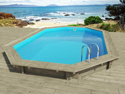 Piscina in legno "Florida" - 657 x 457 x 131 m