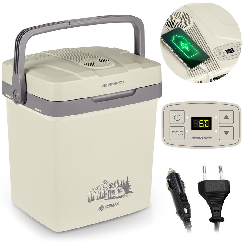 Lodówka turystyczna samochodowa Berdsen 12V/230V 26l