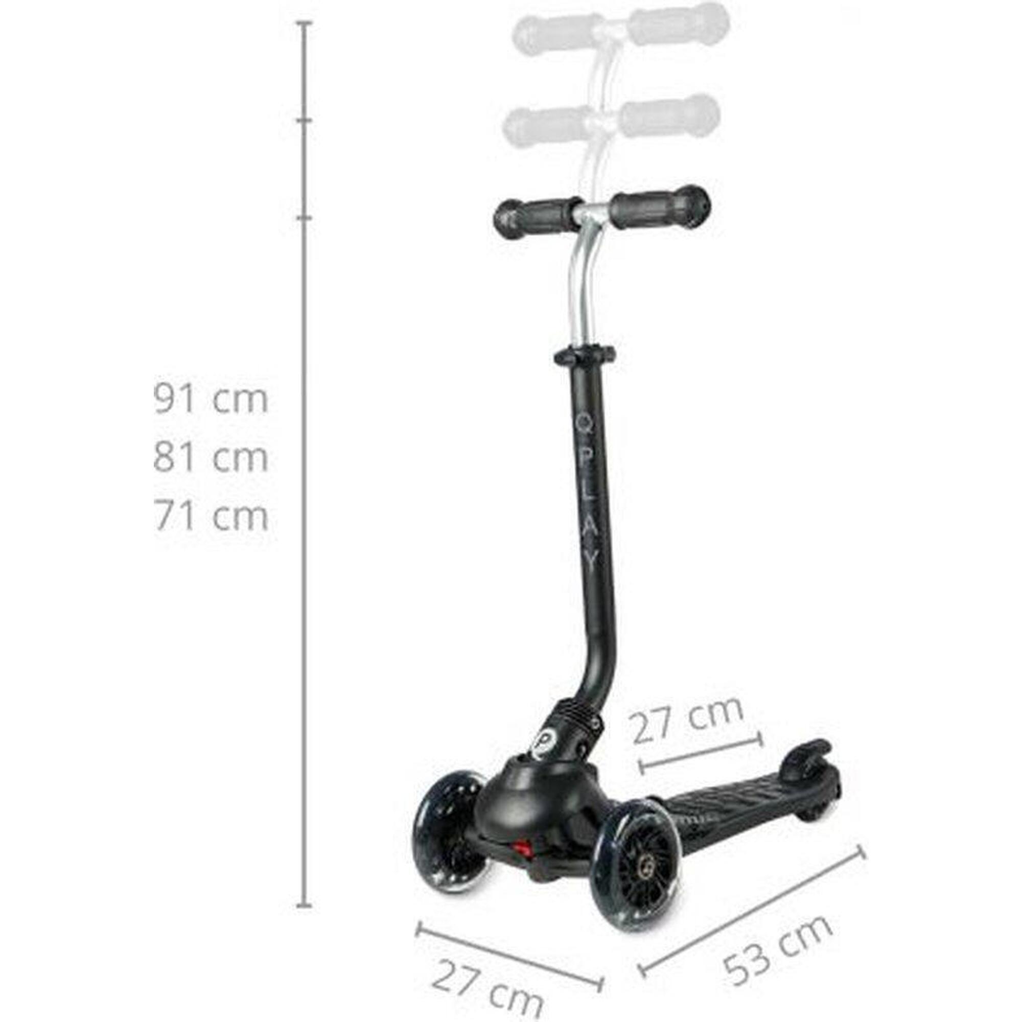 Qplay Sema Step - Scooter de Echilibru 5-în-1 - Negru