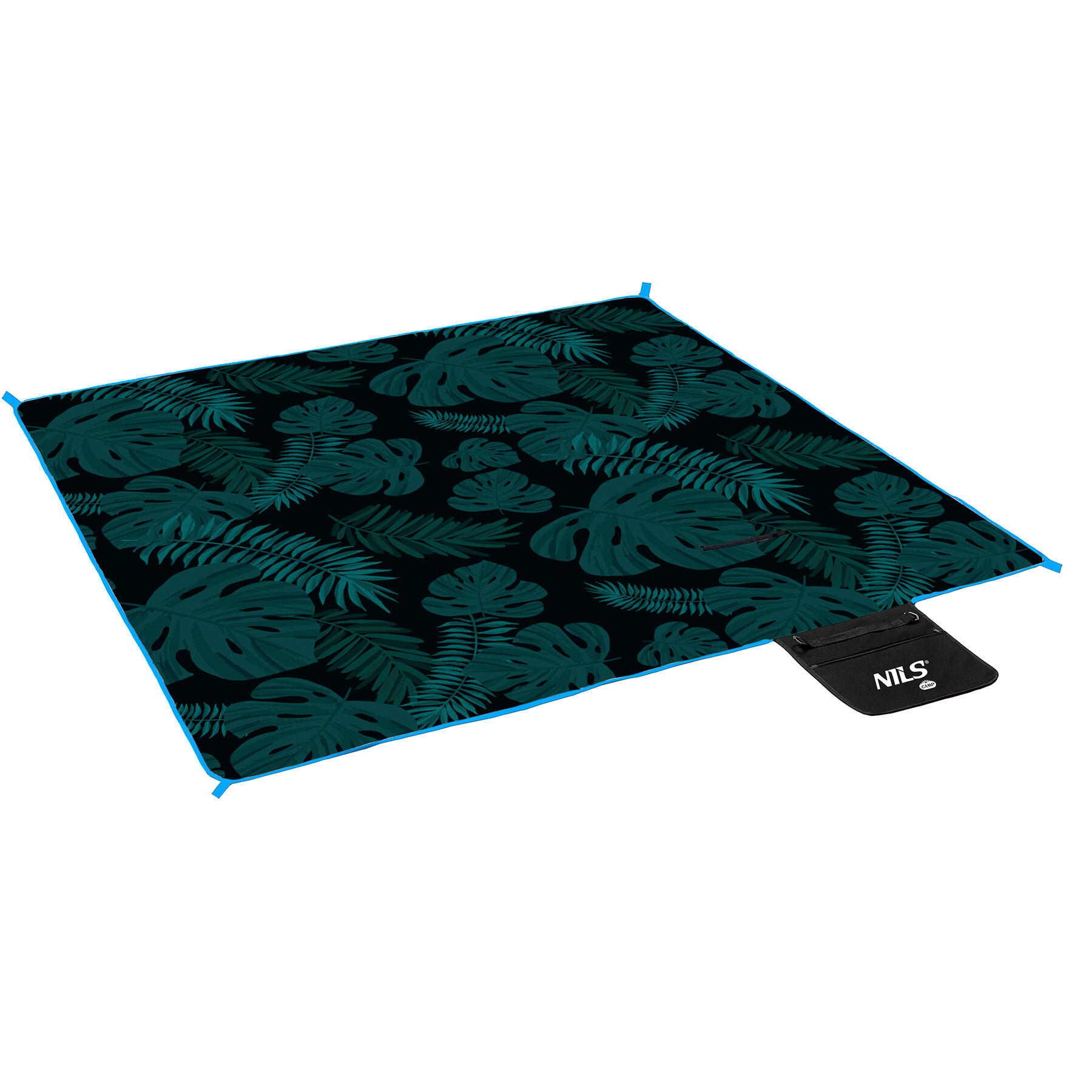 NILS CAMP Picknickdeken LEAF 200x200 NC2222 PE ALU NILS CAMP
