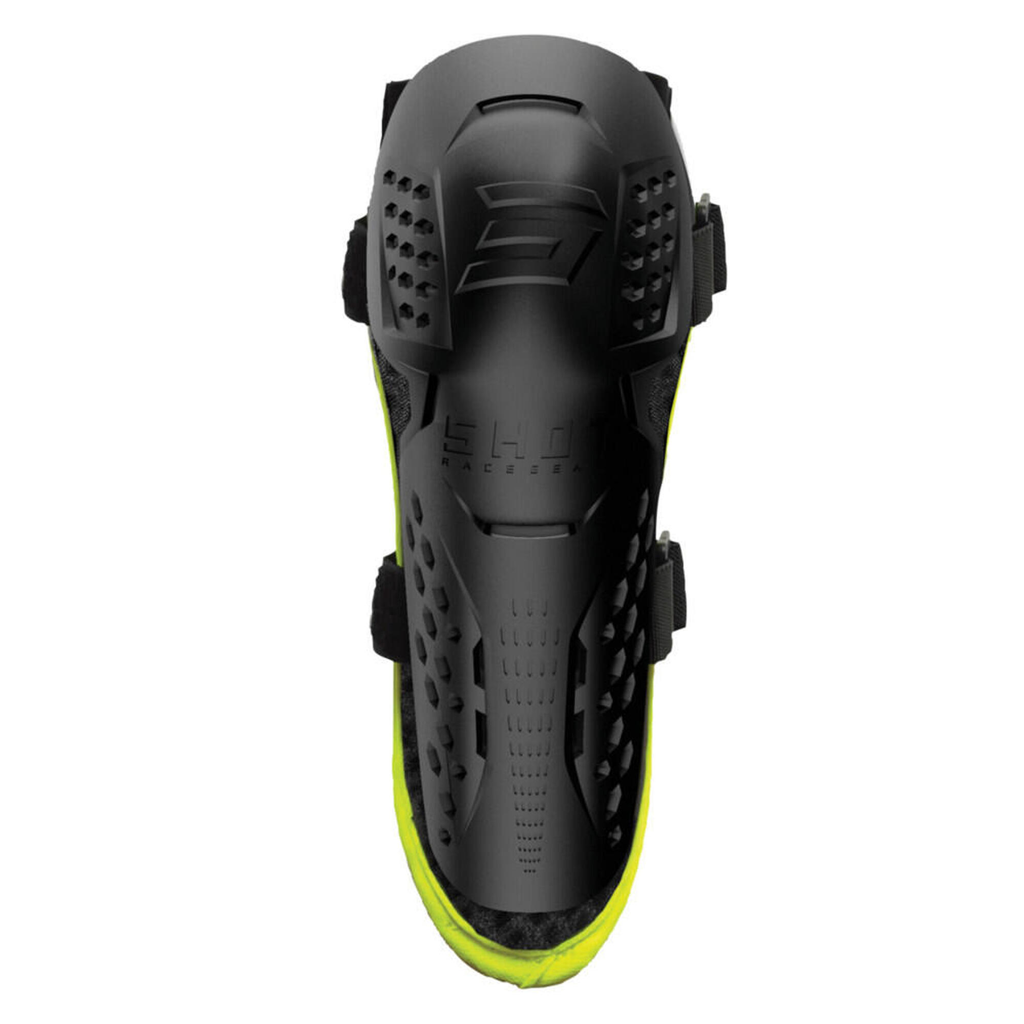 Coudières Shot Optimal 2.0 Noir/Jaune Fluo Adulte