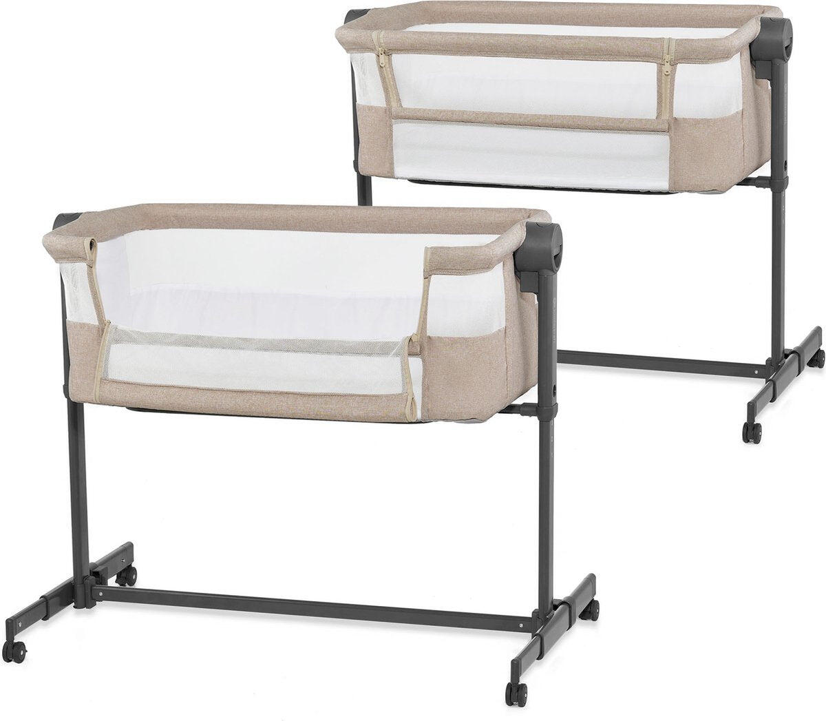 KINDERKRAFT Kinderkraft NESTE UP 2 - Cuna Colecho con Colchón - Beige