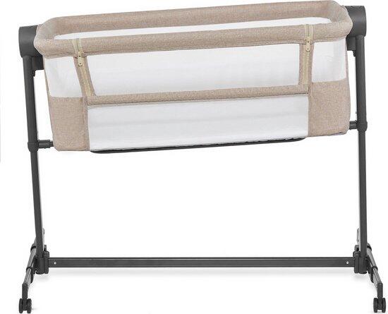Kinderkraft NESTE UP 2 - Beistellbett mit Matratze - Beige 4/5