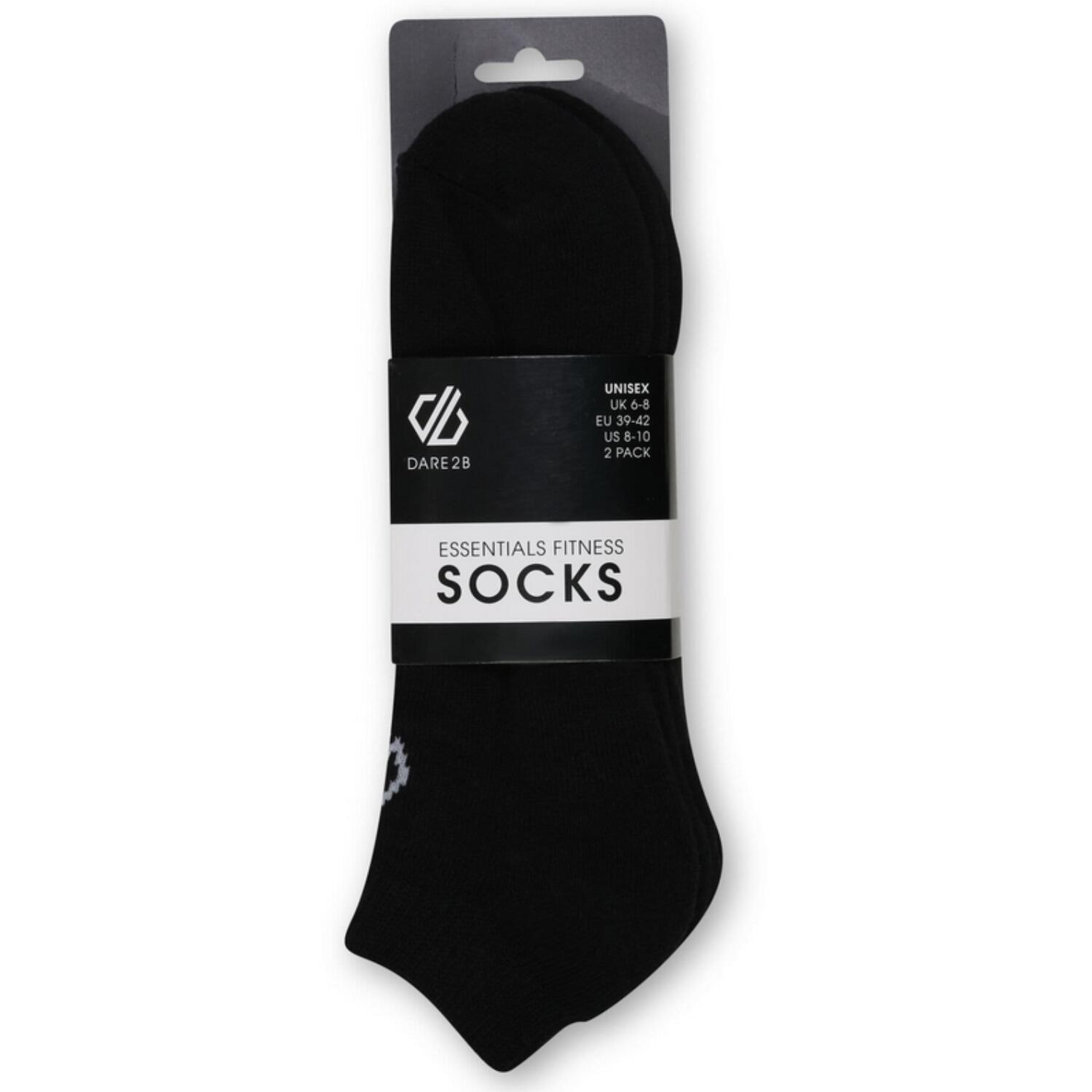 Dare2B Essentials Fitness 2er-Pack Unisex-Sportsocken 5/5