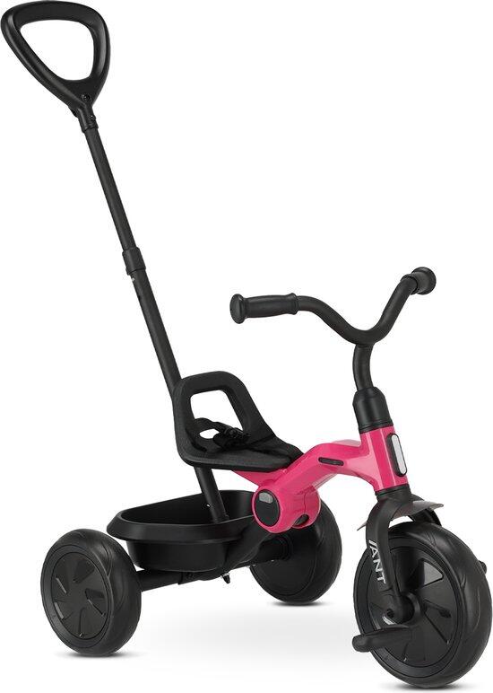 QPLAY Qplay Ant Driewieler met duwstang