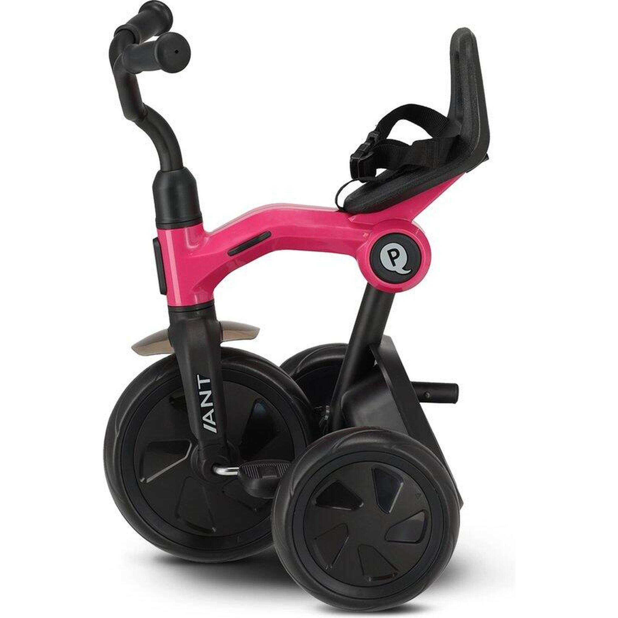 Tricycle Qplay Ant avec Barre de Poussée