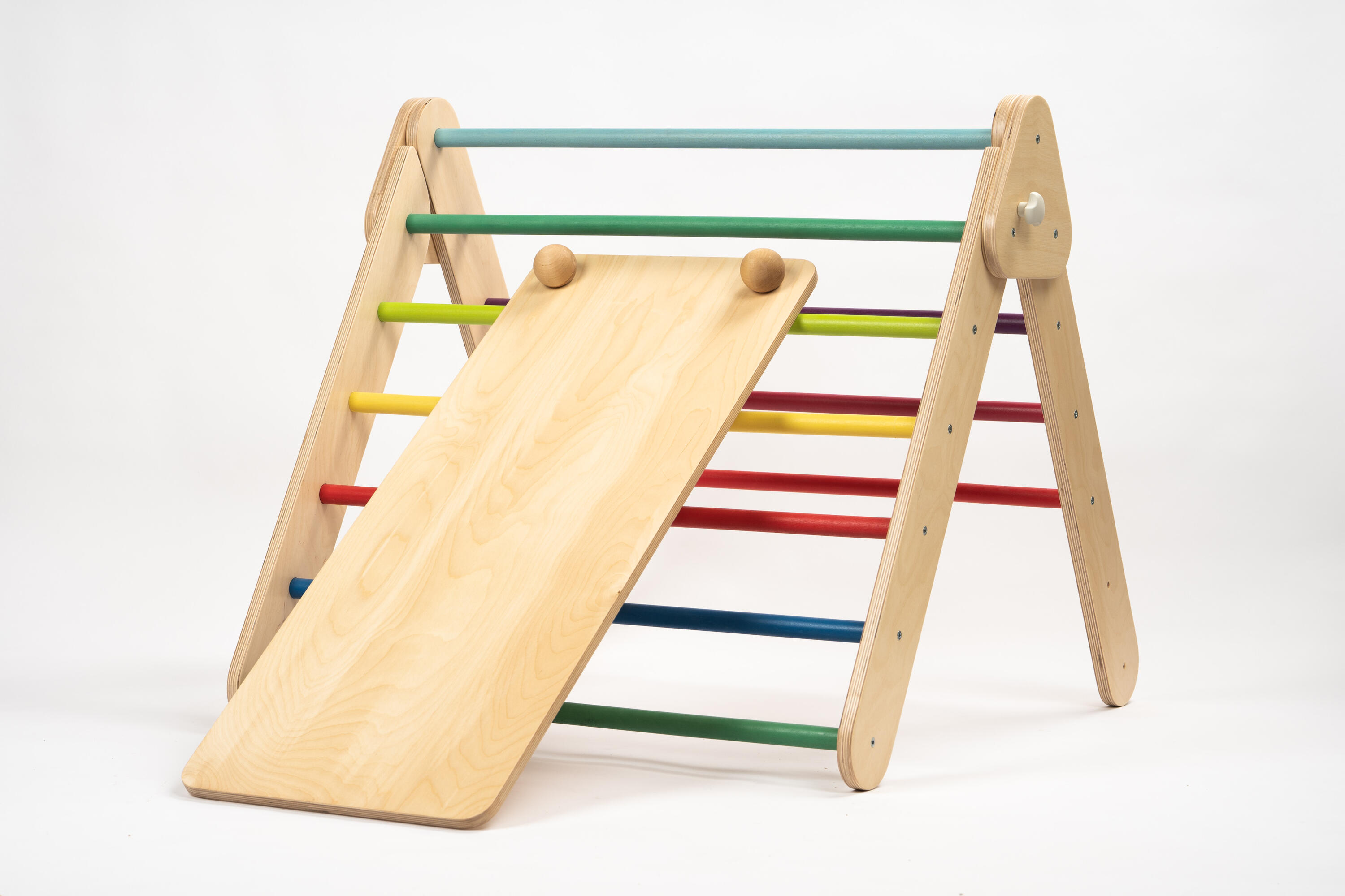 Set triangolo di arrampicata, Montessori, Arcobaleno 5/8