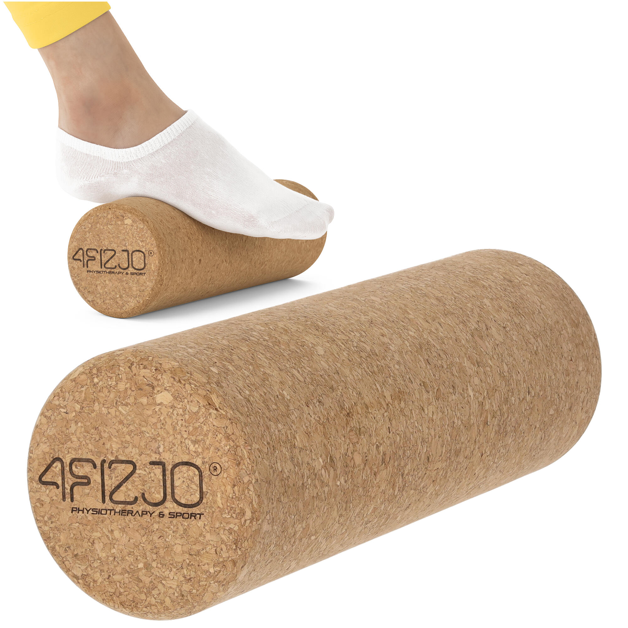 4FIZJO Korkový masážní váleček 4FIZJO univerzální 30 cm
