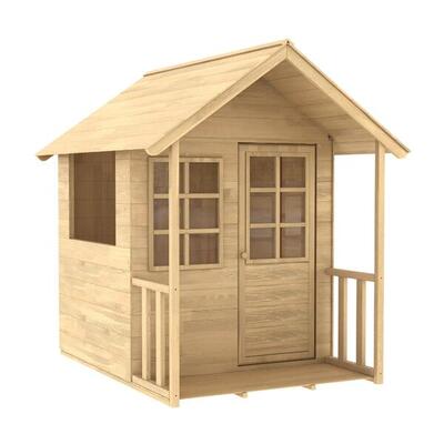 Spielhaus Hütte Kind LAVANDE Braun FSC®