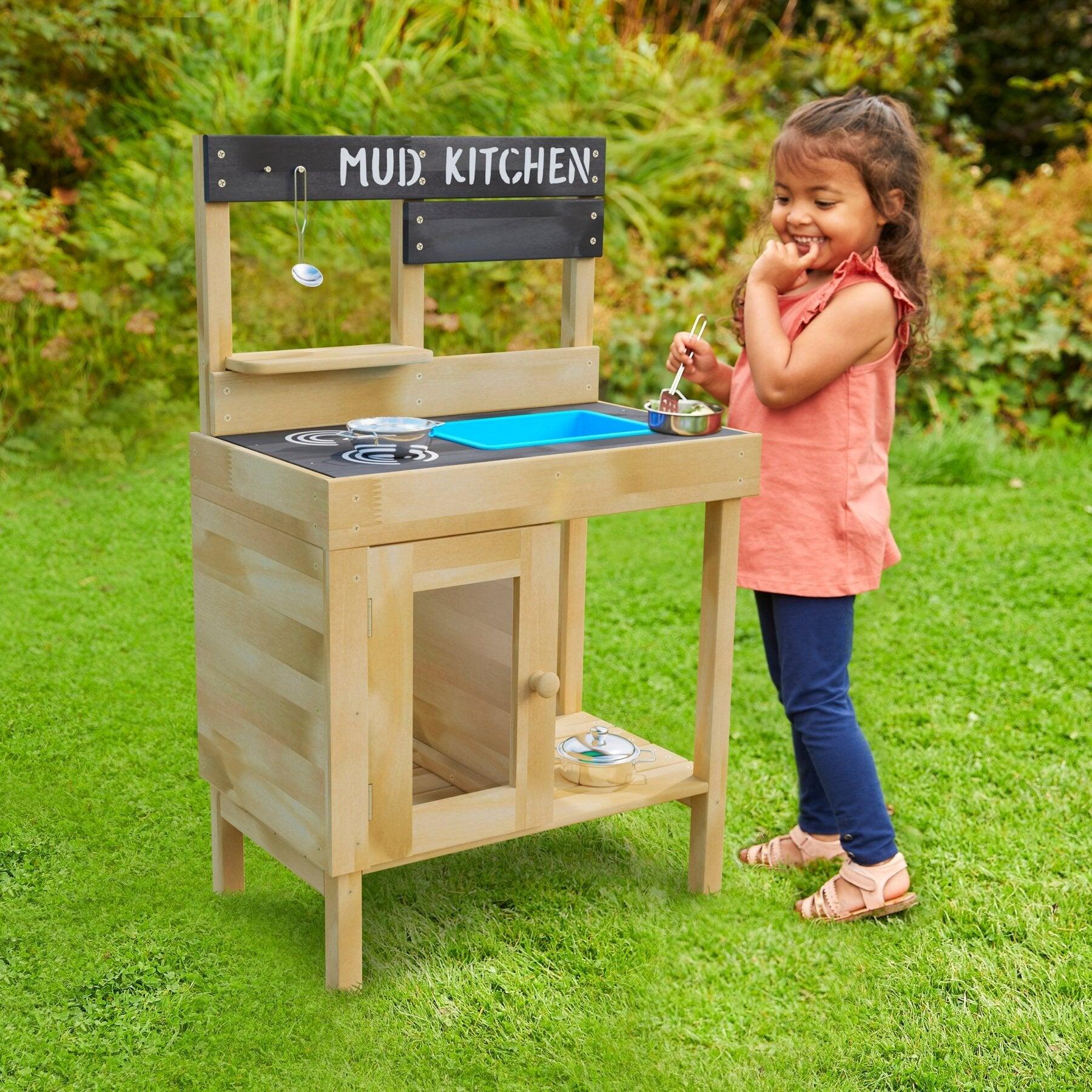Cuisine d'extérieur pour enfant JUNIOR COOK bois FSC® 2/2