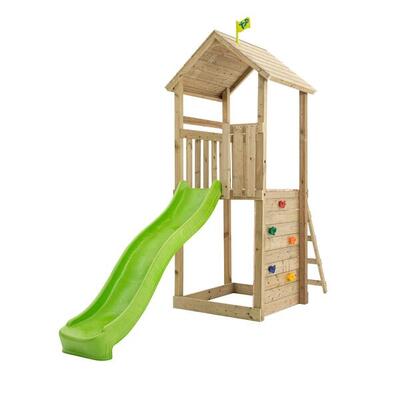 Spielturm Rutsche SKYWOOD Braun H270cm