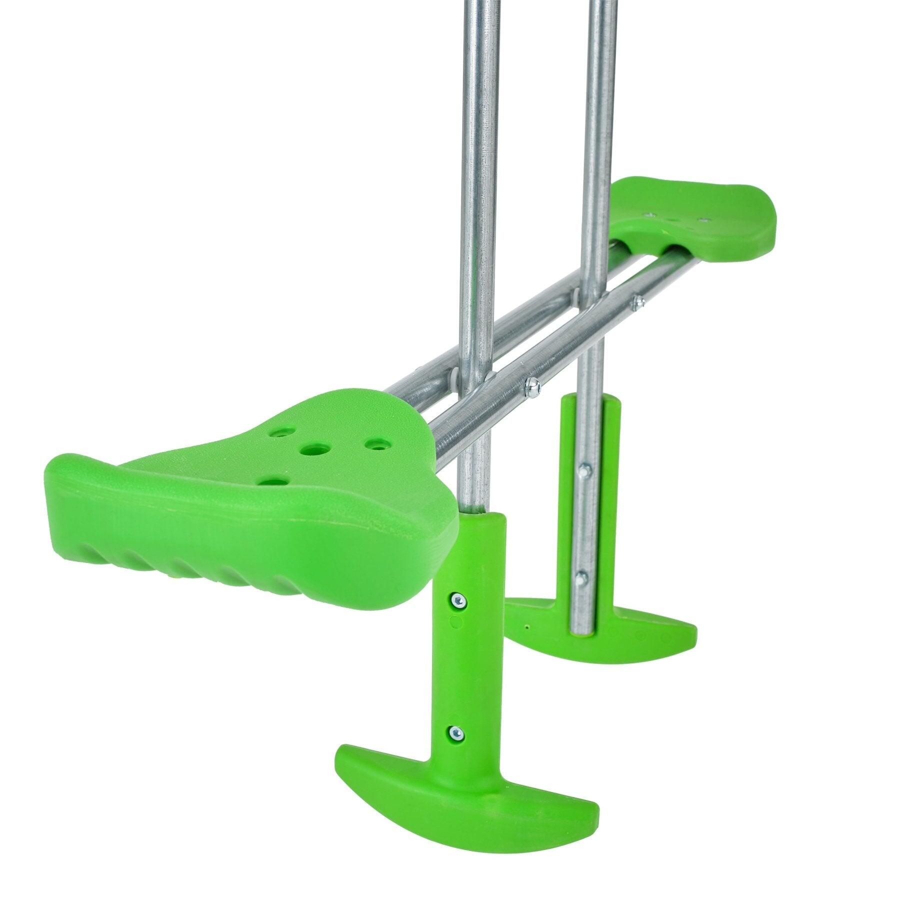 Balançoire vis-à-vis pour portique bois rond  métal D100cm 3/5