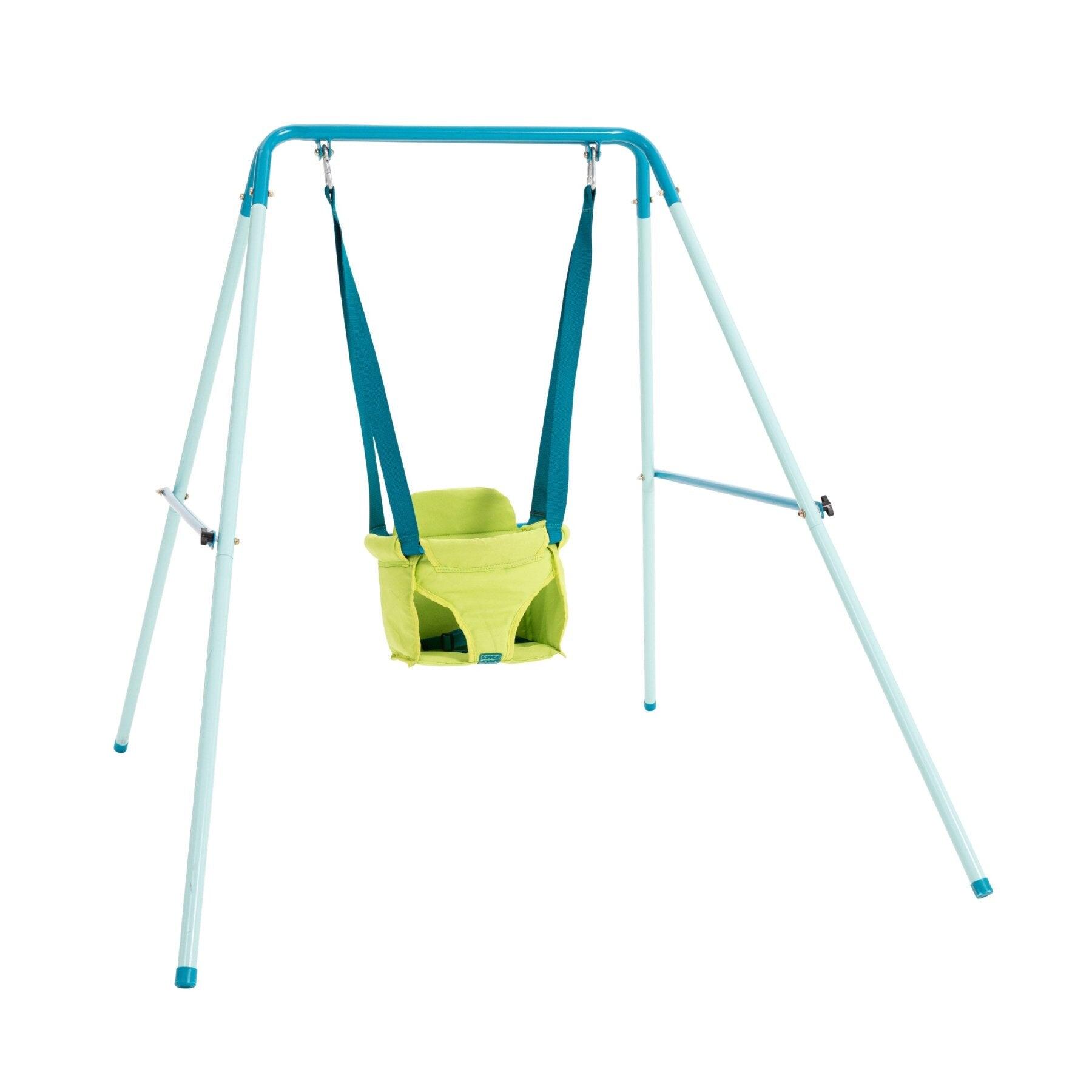 Portique fauteuil bébé pliant  métal H129cm 1/5