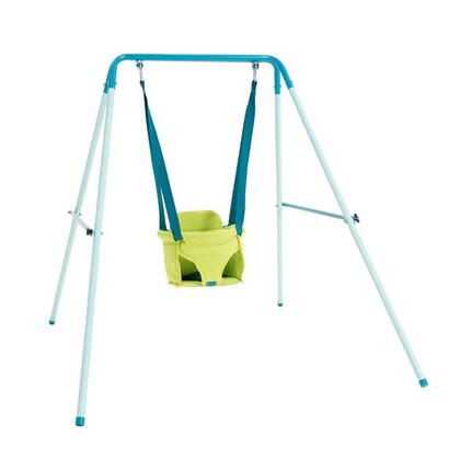 Portique fauteuil bébé pliant métal H129cm