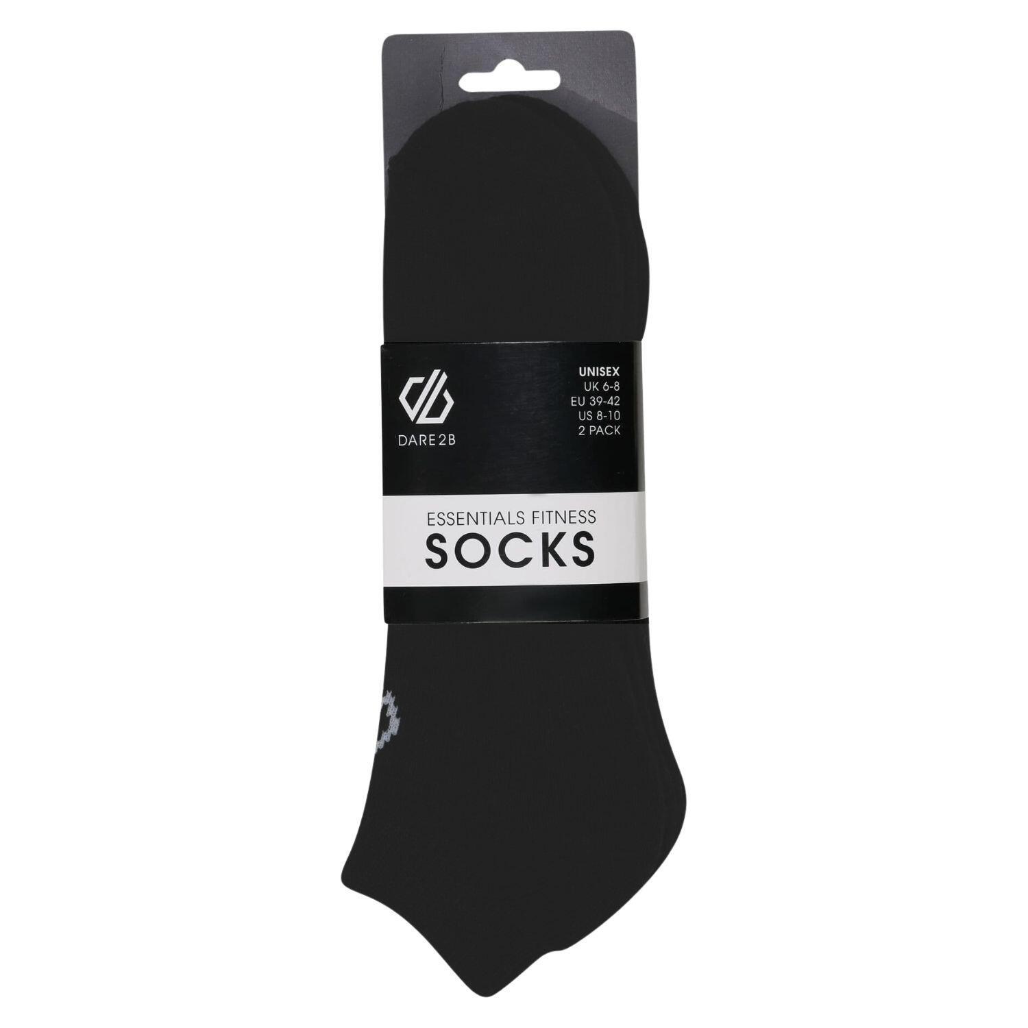 Dare2B Essentials Fitness 2-pack chaussettes de sport unisexes 4/4