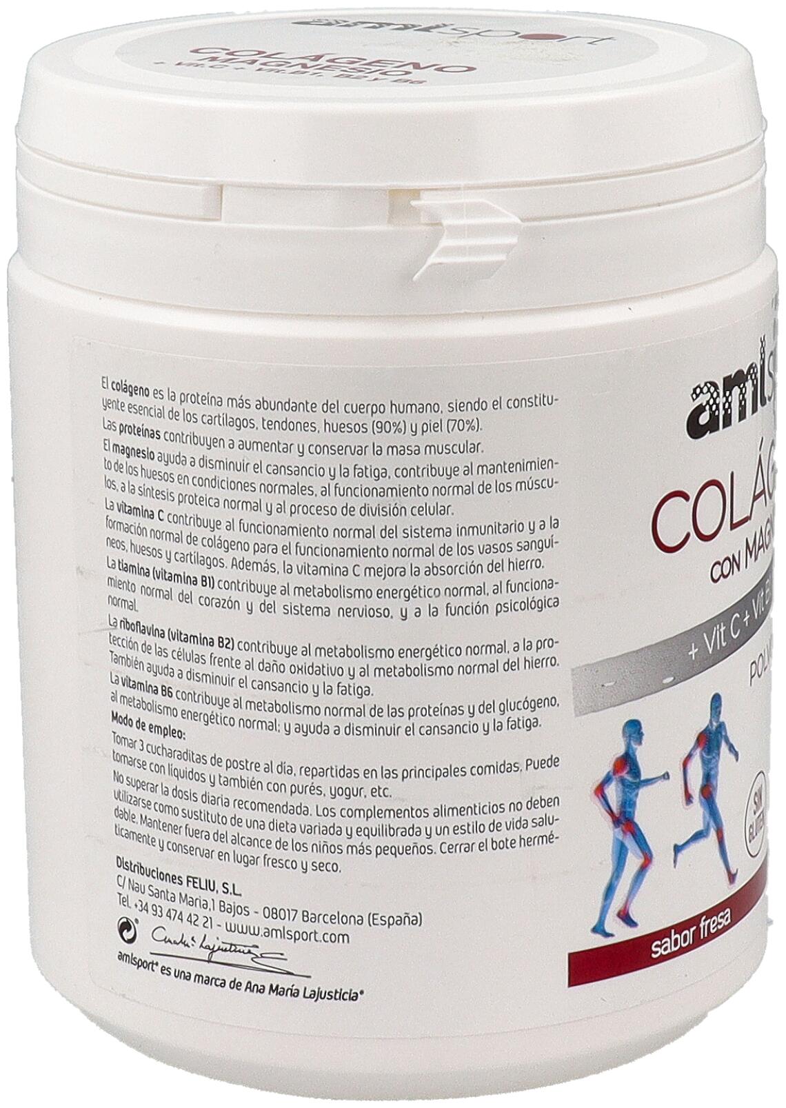 Colágeno con Magnesio + Vitaminas C, B1, B2 y B6 AMLSport 3/3