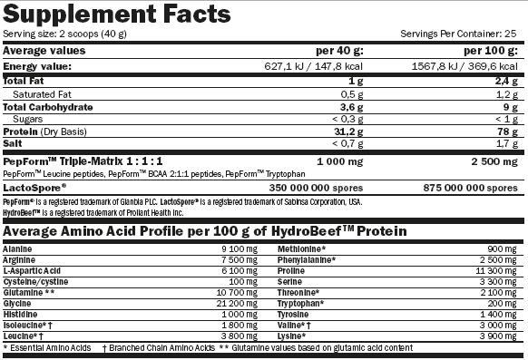 Hydro beef - 2kg Chocolat et noix de coco de Amix Nutrition 2/4