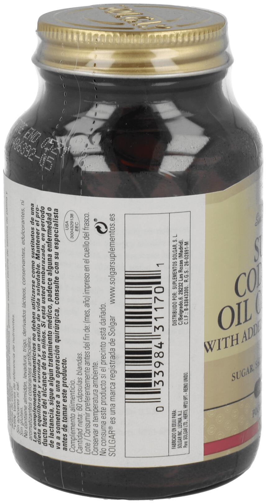 Super Cod Liver Oil Complex 60 cápsulas 3/3