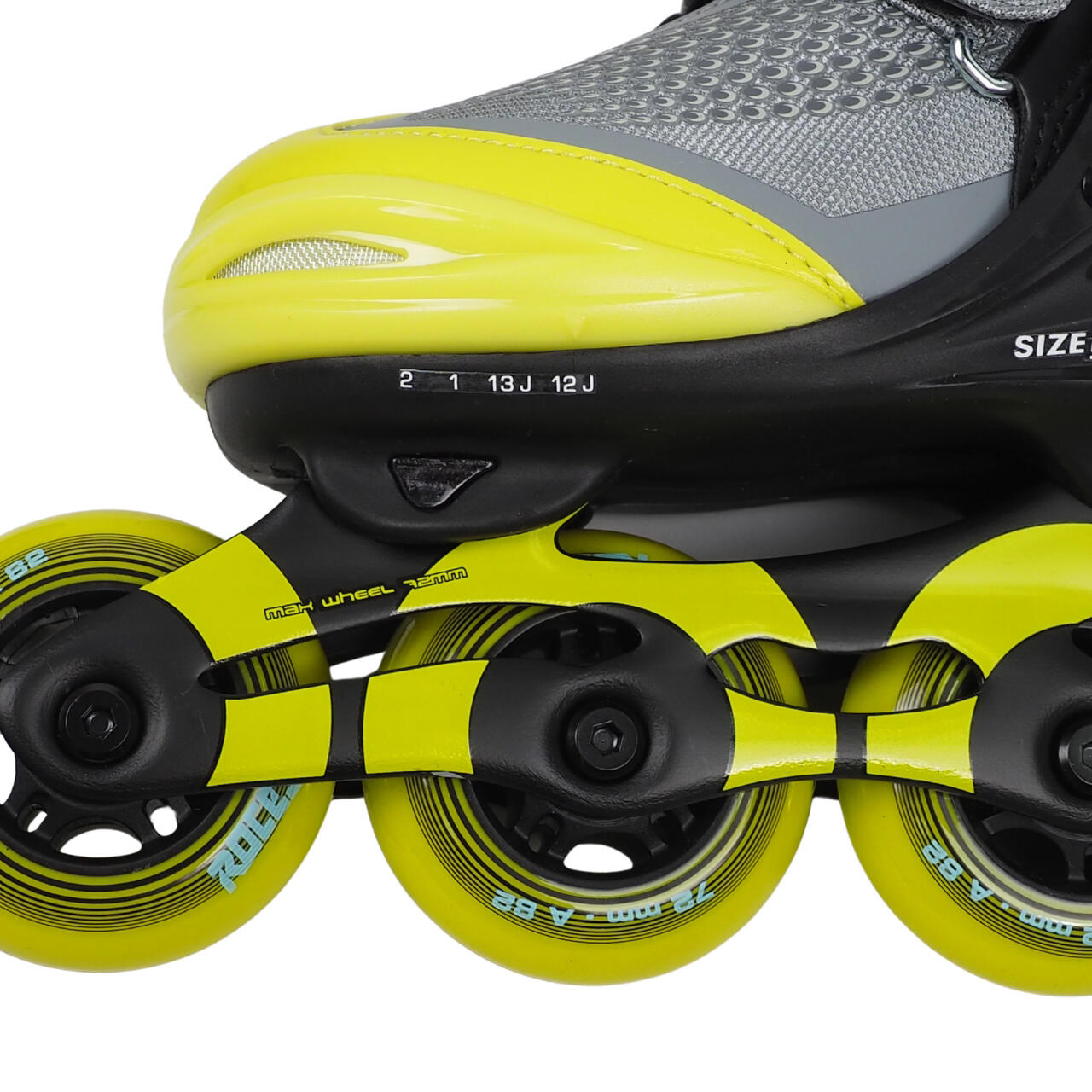 Patins Moody X TIF Meninos - Ajustável - Cinza - Verde 7/7