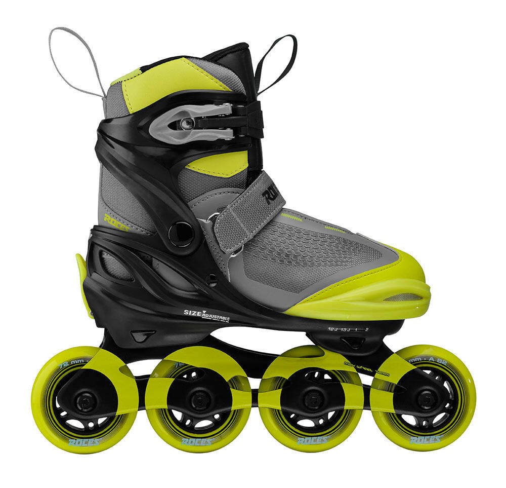 Patins - moody x tif - meninos - ajustável - cinza - verde